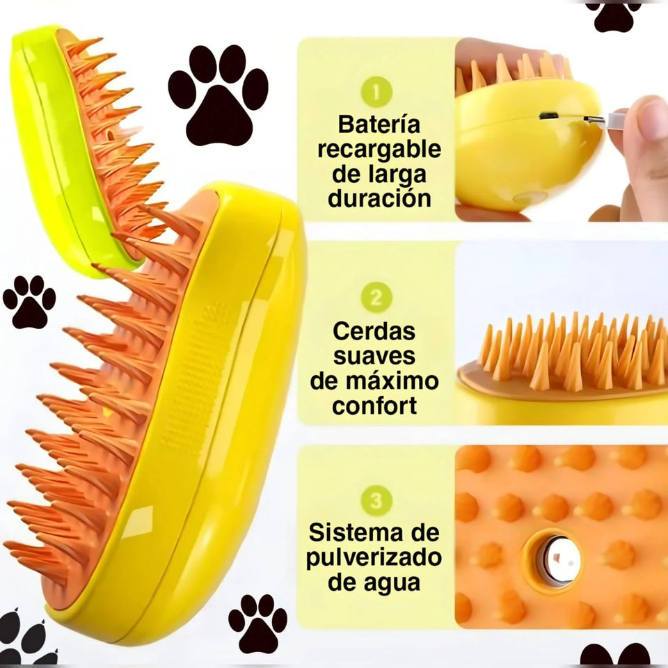 CEPILLO DE VAPOR PARA MASCOTAS 🐱🐶 | ENVÍO GRATIS