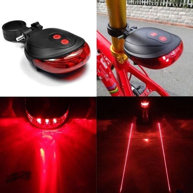 Luz led para bicicleta