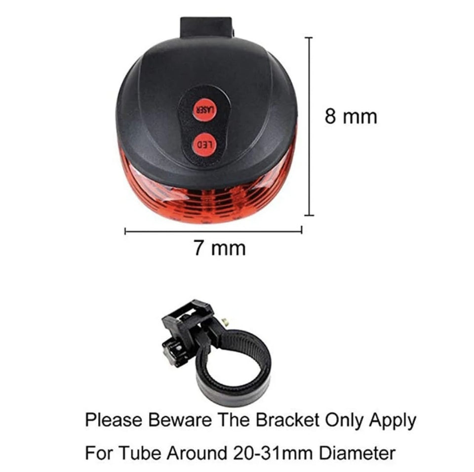 Luz led para bicicleta